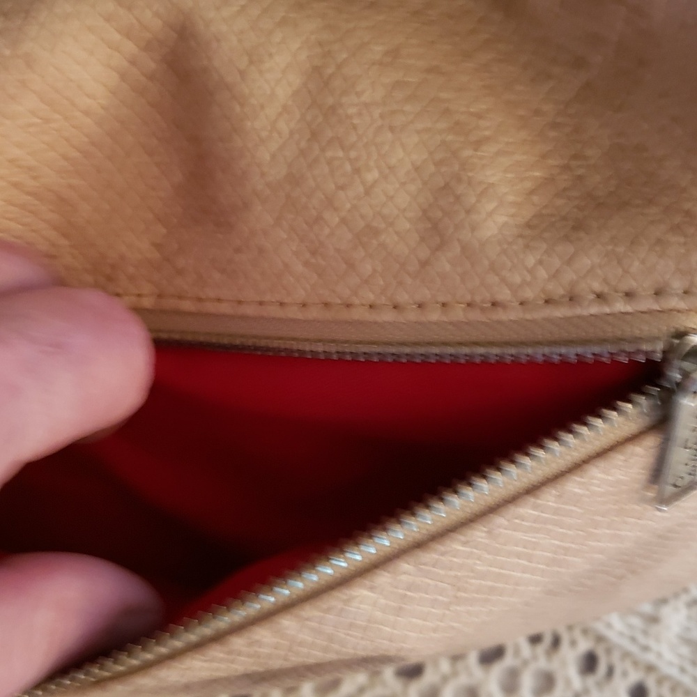 CARLOS FALCHI VEGAN SNAKESKIN HOBO BAG - Picture 5 of 8
